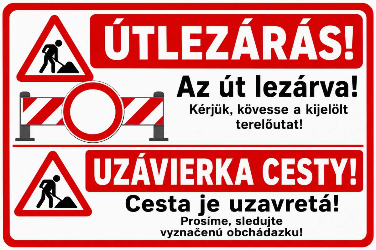 Tájékoztatás - Oznam