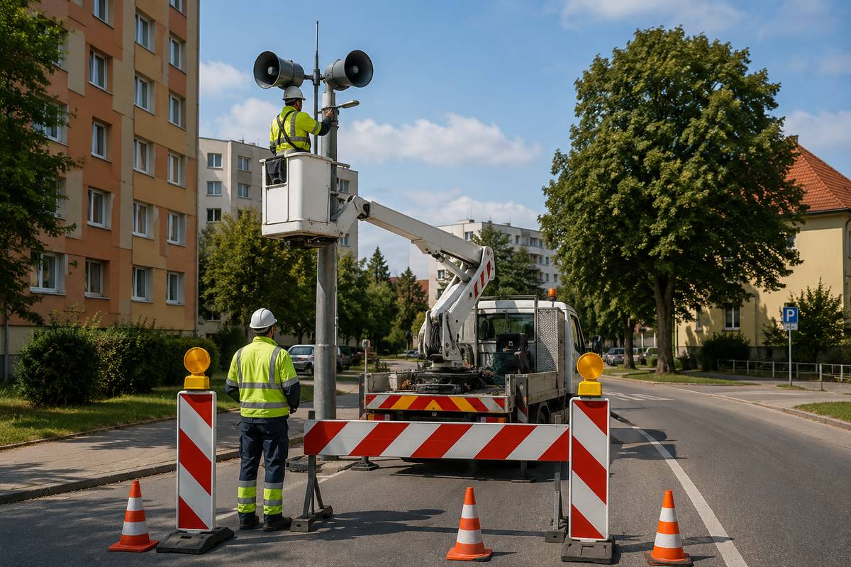 Ve dnech 14.–16. července 2026 bude na několika místech v Jindřichově Hradci probíhat výměna poplachových sirén. Z tohoto důvodu dojde vždy na nezbytně nutnou dobu ke krátkodobým úplným uzavírkám místních komunikací v lokalitách sídliště U Nádraží, Masarykovo náměstí, parkoviště U Nemocnice, sídliště Vajgar a Pod Vrchy. Každá uzavírka potrvá maximálně 3 hodiny a bude probíhat pouze v pracovní době.