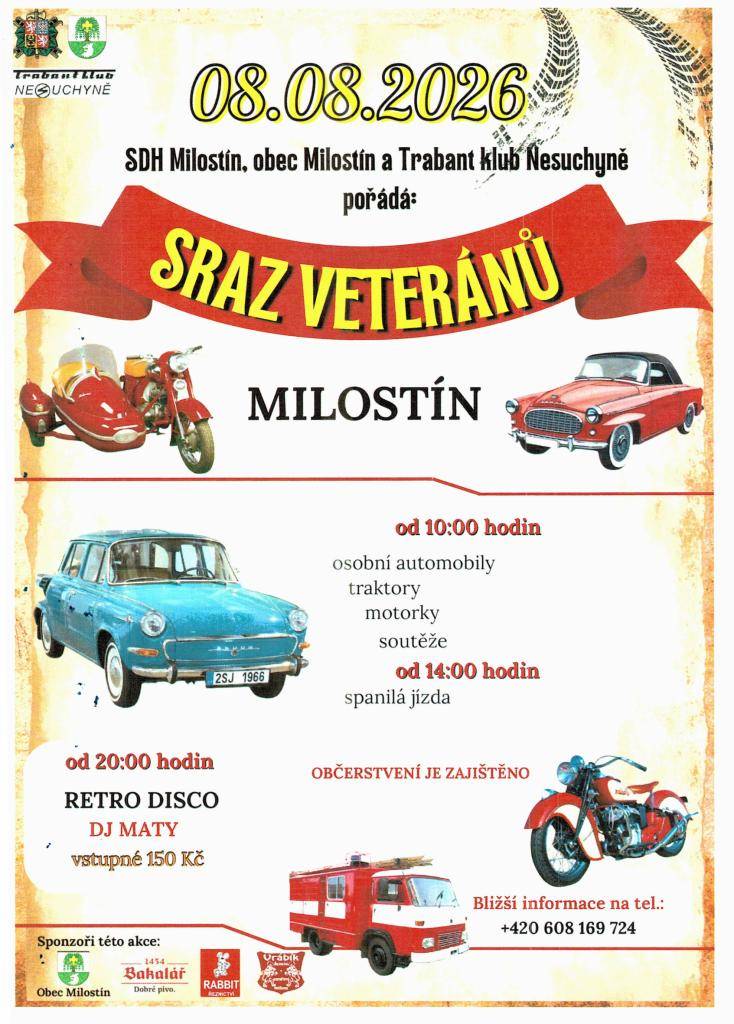 Sraz veteránů Milostí
