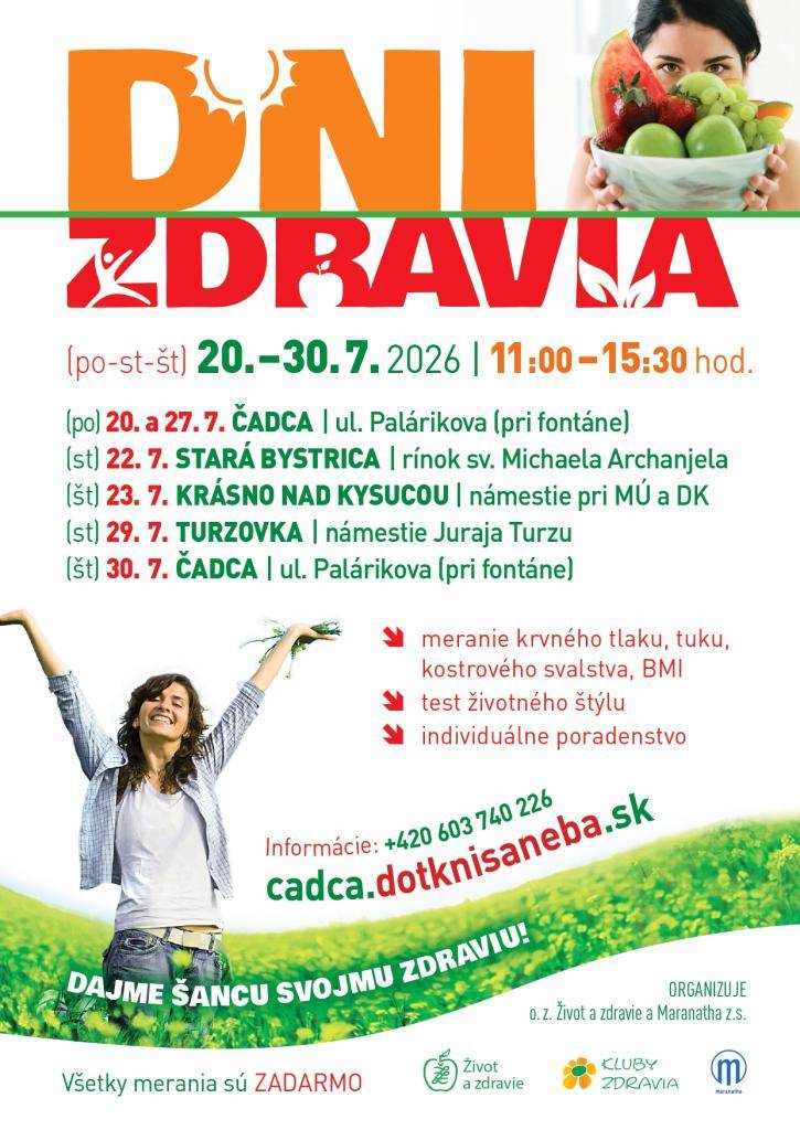 29.07.2026  11:00 - 15:30 hod.  námestie Juraja Turzu