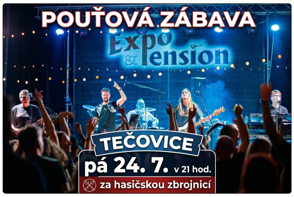 SDH Tečovice zve na tradiční pouťovou zábavu s kapelou Expo & Pension.