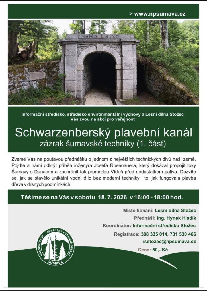 Schwarzenberský plavební kanál - zázrak šumavské techniky 1.část