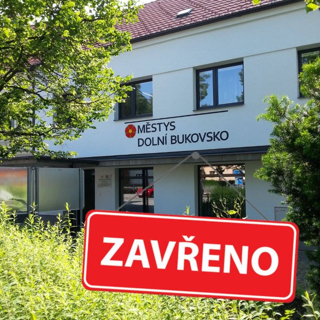 Ve středu 15.7.2026 bude podatelna úřadu v odpoledních hodinách z tech. důvodů zavřená.