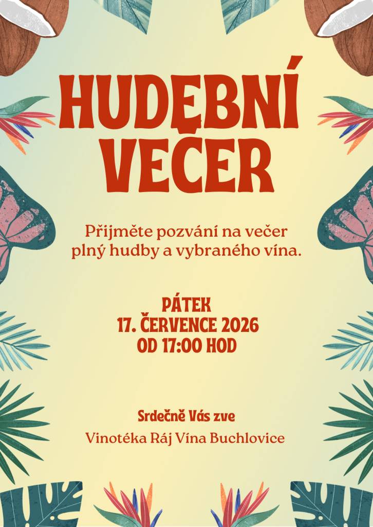 - hudební večer s kapelou Divousy v pátek 17.7.2026