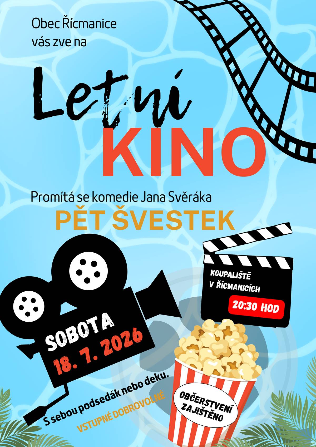 Již tuto sobotu!  Zveme vás