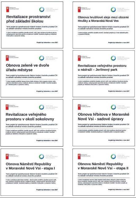 Ze Státního fondu životnho prostředí byly v naší obci podpořeny projekty na obnovu zeleně po tornádu