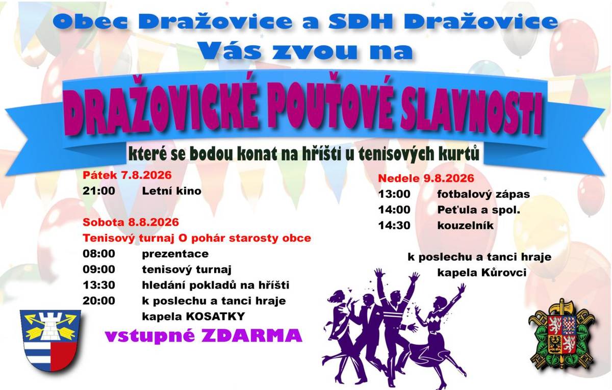 Dražovické pouťové slavnosti 2026