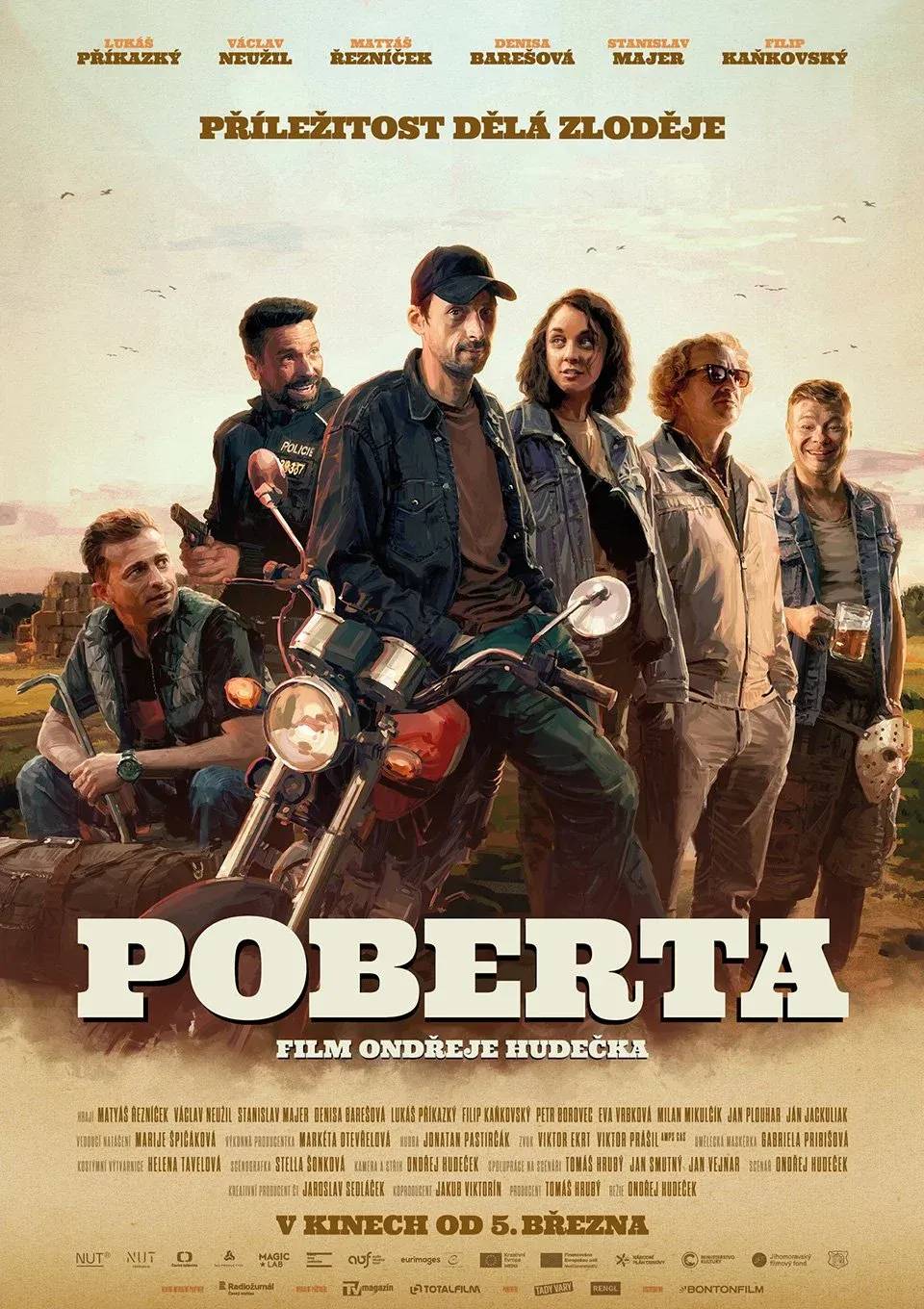 🎬 LETNÍ KINO V ZÁMECKÉM PARKU! 🌌🍿Užijte si nedělní večer pod širým nebem! Promítáme českou krimi komedii POBERTA o propuštěném vězni Lupynovi, který v době pandemického chaosu plánuje další velkou loupež, ale zamotá se do spirály lží a absurdních situací. 🕵️♂️💸🕵️♂️💸  📅 neděle 19. 7. 2026 | 21:00 (chvíli počkáme na setmění) 📍 Zámecký park, Michálkova (Roudnice n. L.) 💸 Vstupné: 150 Kč  Vstupenky zakoupíte online na www.kulturaroudnice.cz,  v Informačním a dopravním centru Podřipska nebo na místě před promítáním.   Přístupnost: 12+.