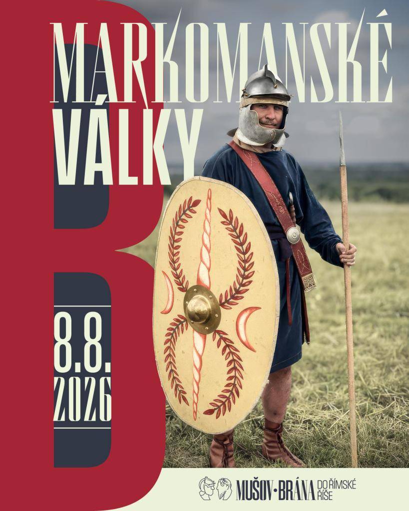 KDY: 8. srpna 2026, 10:00–18:00    KDE: Návštěvnické centrum Mušov – Brána do Římské říše