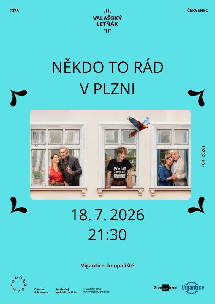 V sobotu 18. července 2026 se na koupališti ve Viganticích uskuteční akce Valašský letňák.   Začínáme ve 21:30 hodin a vstup je ZDARMA!