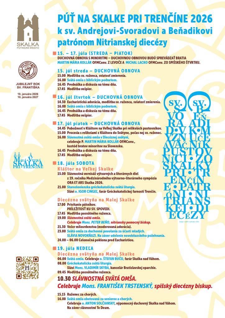 Z dôvodu konania podujatia "Púť na Skalke" bude   v sobotu 18.7.2026 od 17:00 - 1:00 hod.  a v nedeľu 19.7.2026 od 7:00 - 15:00 hod.   uzatvorená cesta II/507 v oboch smeroch v úseku Skalka nad Váhom (od križovatky na Dolnú Súču) - Zamarovce. Obchádzková trasa bude vedená cez obec Hrabovka.