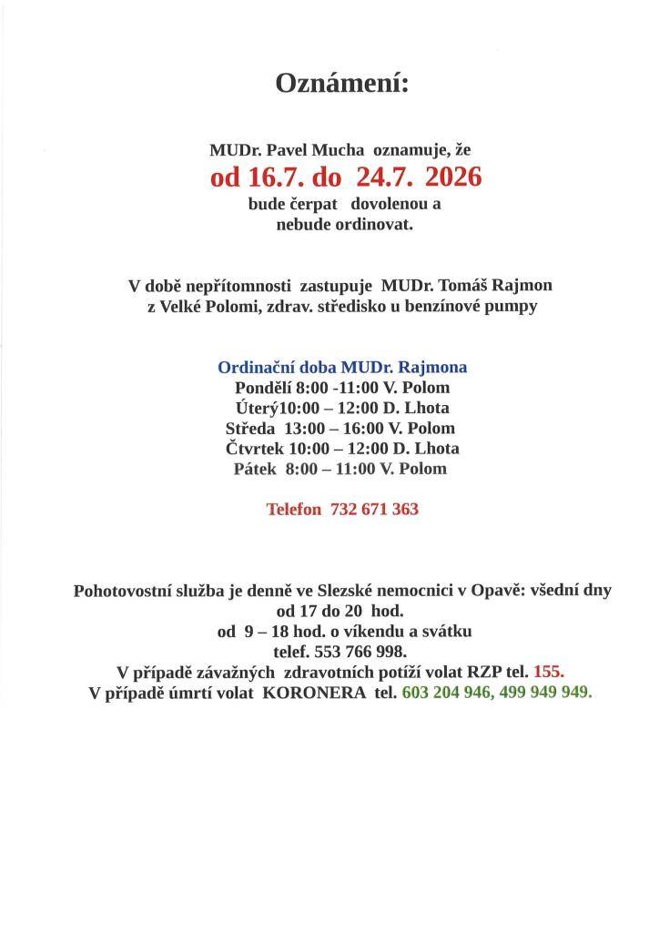 16. 7. - 24. 7. 2026