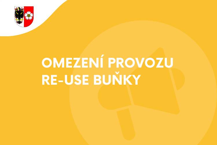 Upozorňujeme občany, že Re-use buňka v areálu sběrného dvora bude z důvodu dovolené pana Hůlky dočasně fungovat v omezeném režimu. ↓