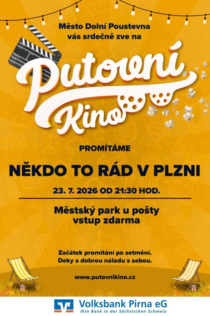Kdy: 23.7.2026  Od : 21:30h  Kde: Park u pošty