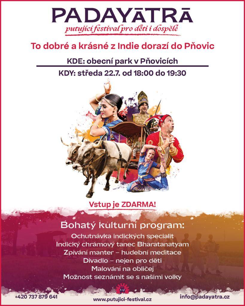 To dobré a krásné z Indie dorazí do Pňovic!