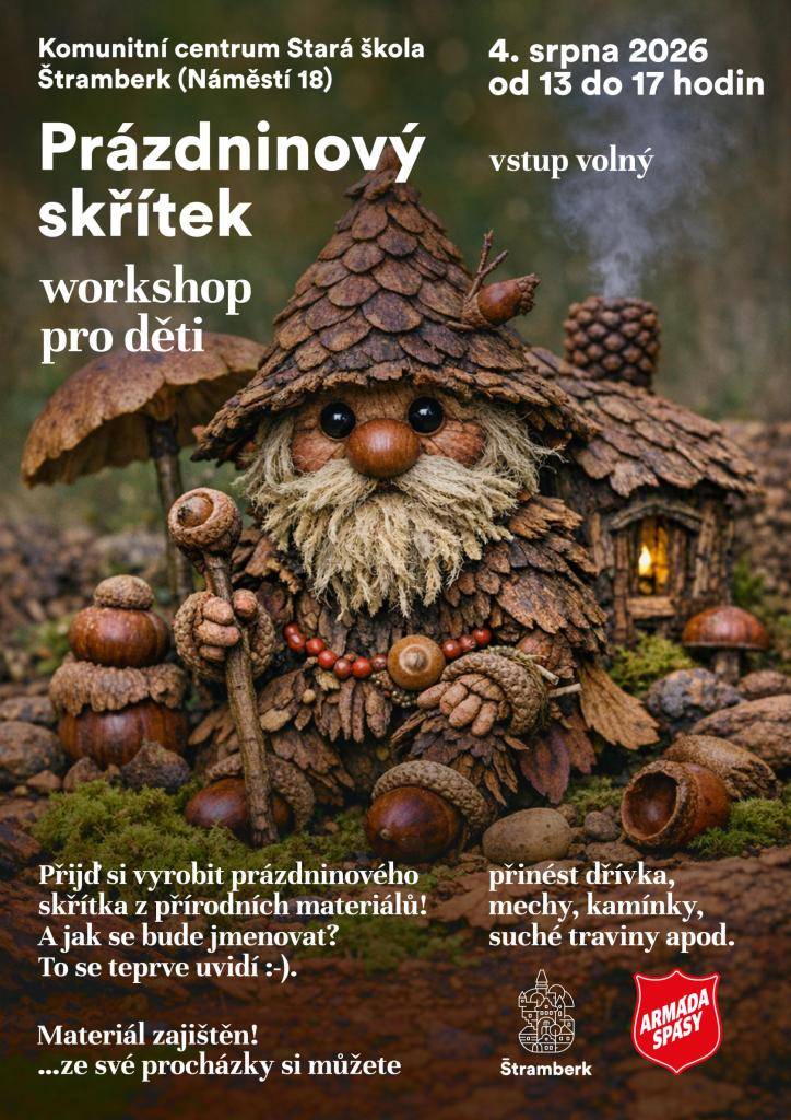 Workshop pro děti.    Vstup zdarma.
