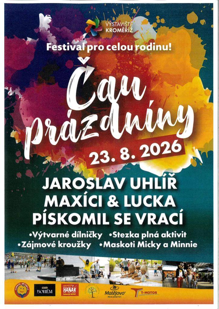 23.8.2026 Výstaviště Kroměříž