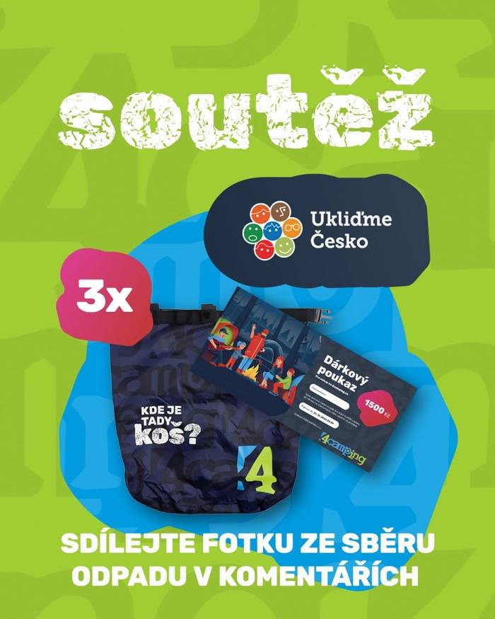 Zapojte se do soutěže s Ukliďme Česko s 4camping