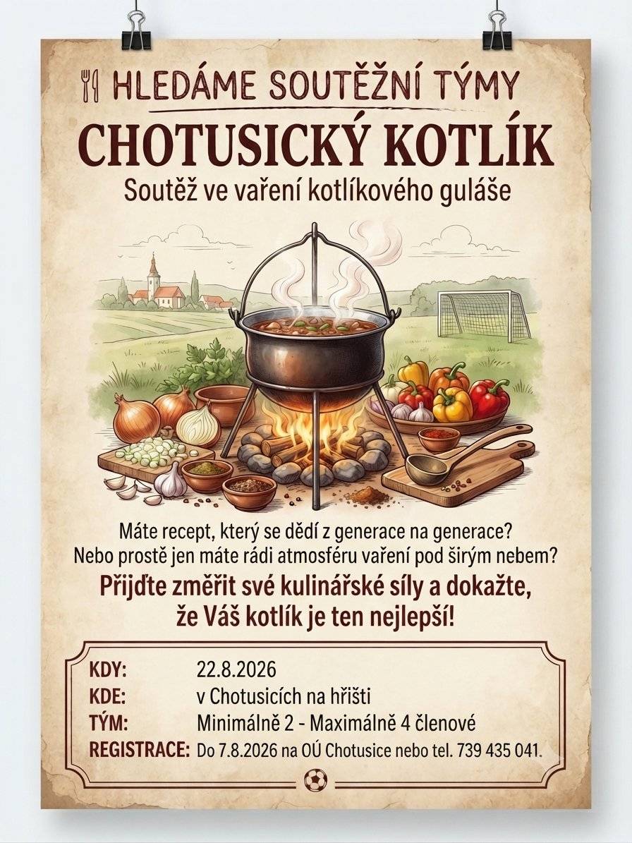 👩🍳👨🍳 Hledáme soutěžní týmy 👩🍳👨🍳
