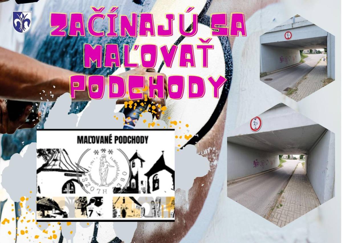 Vďaka vašim hlasom uspel v hlasovaní participatívneho rozpočtu TSK belušský projekt Maľované podchody, ktorého realizácia práve od dnešného dňa začína.