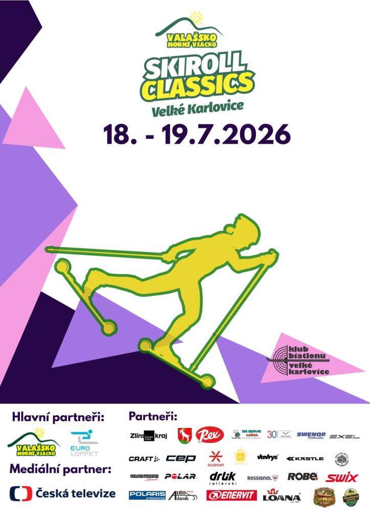 V sobotu 18. a v neděli 19. července proběhnou závody na kolečkových lyžích Valašsko-hornovsacký Skiroll  Classics.   Během závodů prosíme o zvýšenou opatrnost na komunikaci.