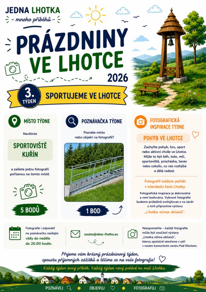 3. týden – Prázdniny v pohybu