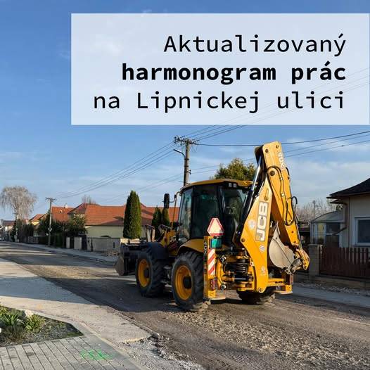 Zhotoviteľ nás na dnešnom kontrolnom dni informoval o priebehu prác na rekonštrukcii chodníkov na Lipnickej a Miloslavovskej ulici.