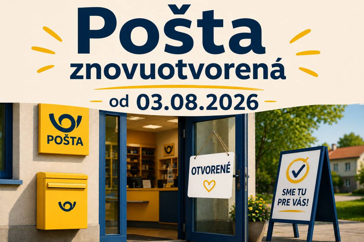 Znovuotvorenie pošty v Nitrici