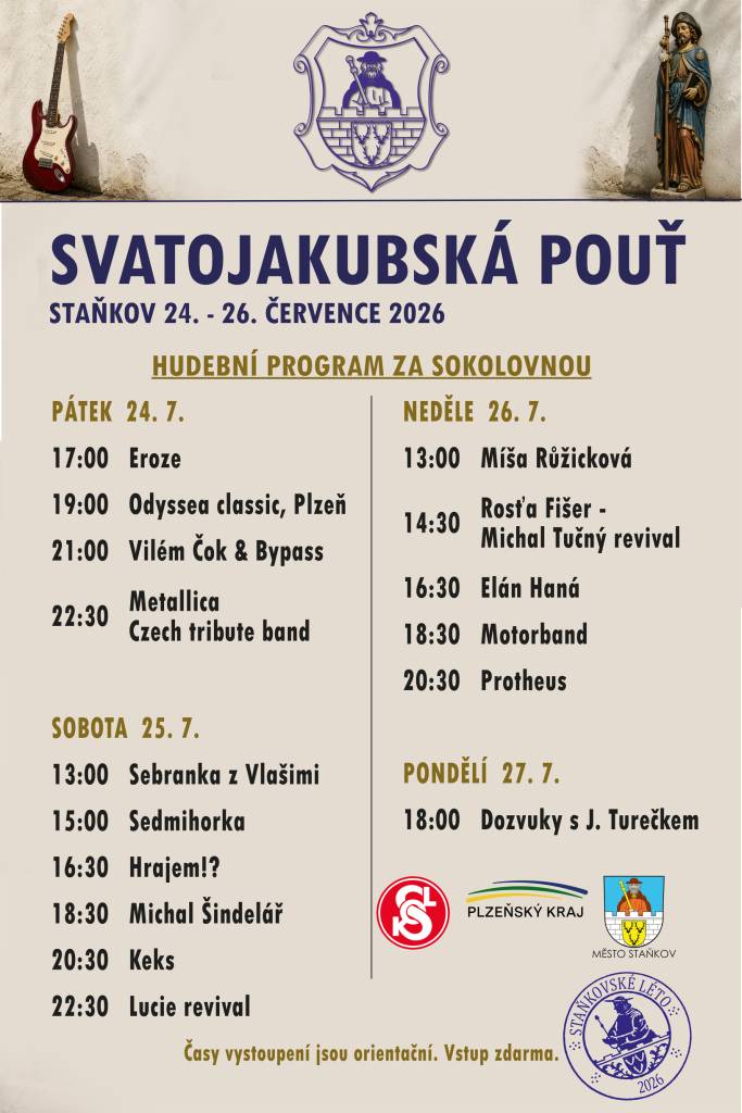 program staňkovské pouti za sokolovnou