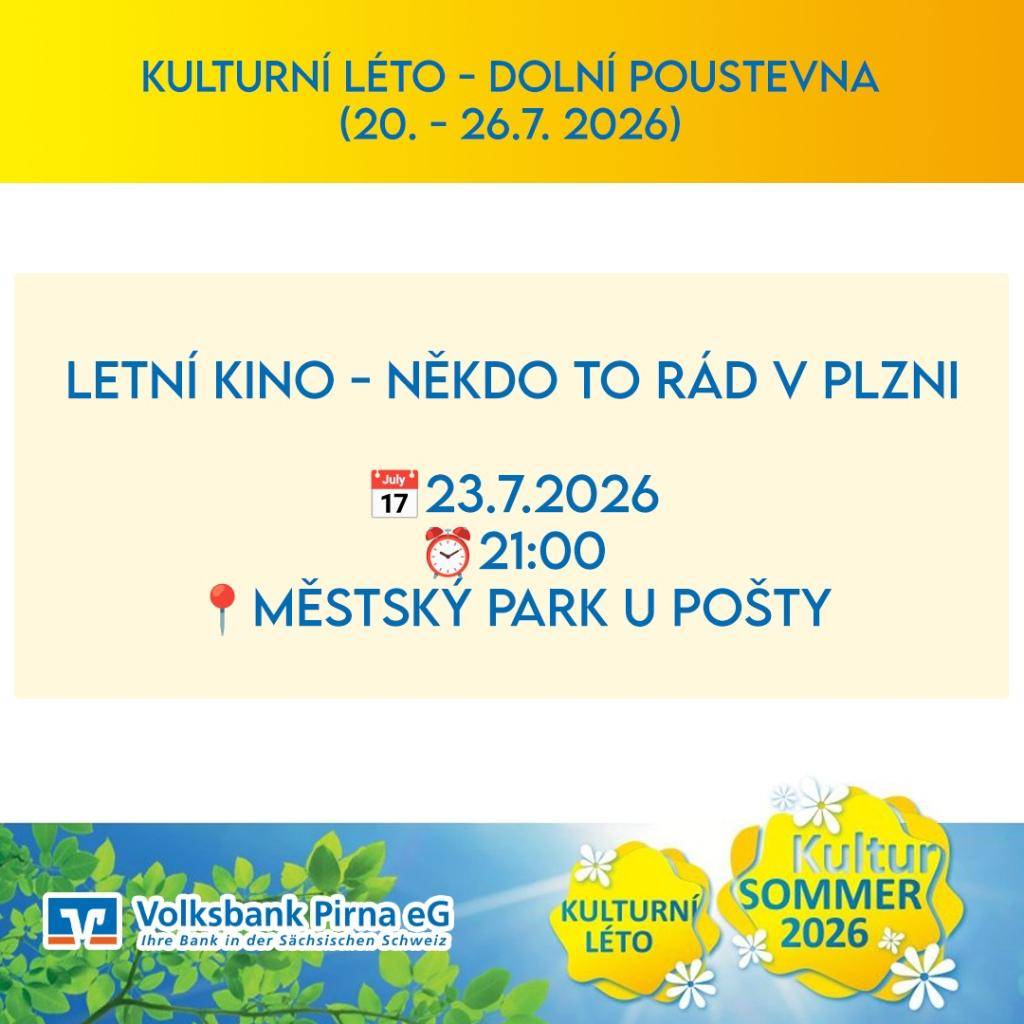 Zveme Vás do parku u pošty na promítání české komedie "Někdo to rád v Plzni".  Občerstvení jako vždy zajištěno.  https://www.csfd.cz/film/1651785-nekdo-to-rad-v-plzni/prehled/