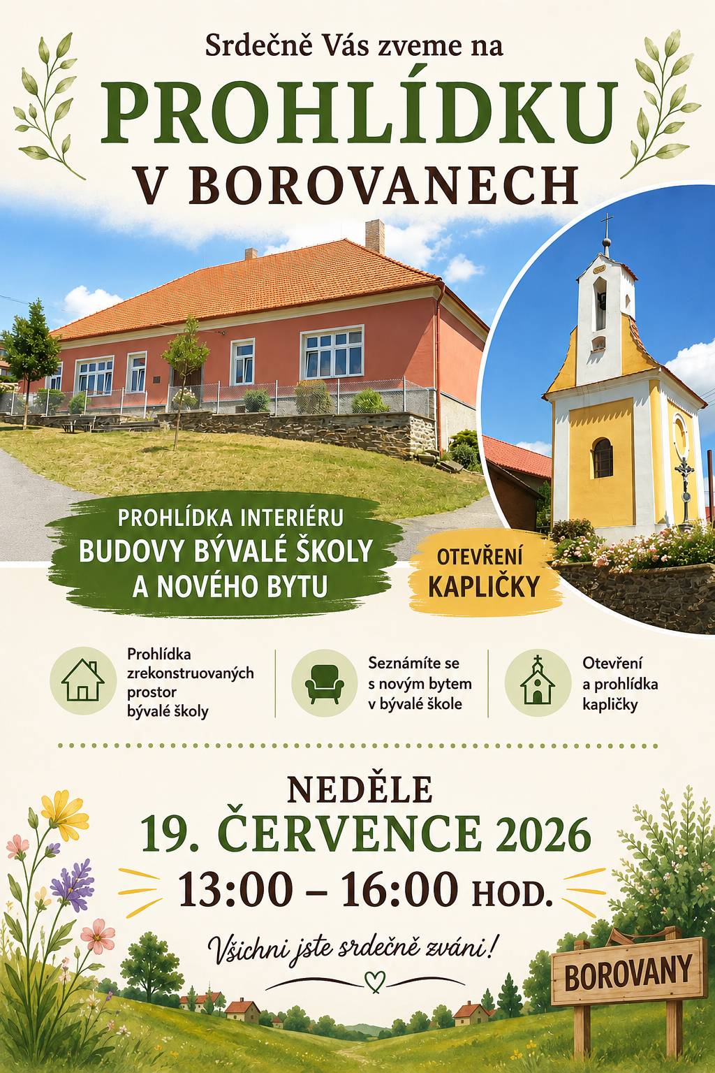 PROHLÍDKA INTERIÉRU BUDOVY BÝVALÉ ŠKOLY