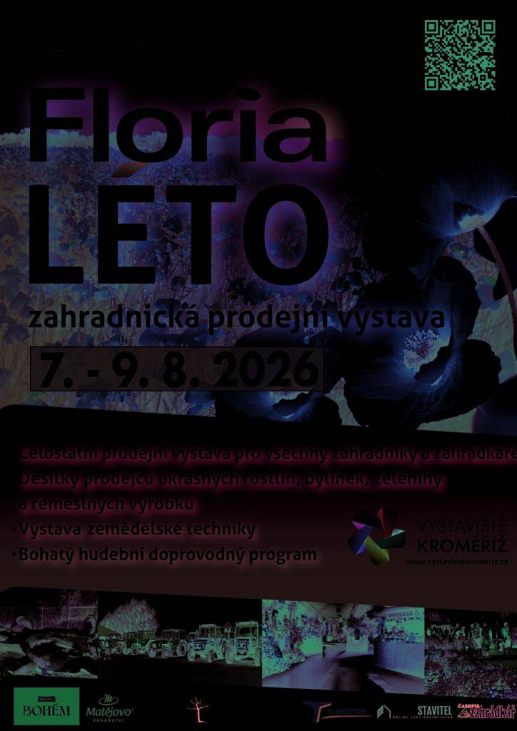 zahradnická prodejní výstava 7. - 9.8.2026
