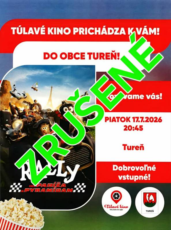 Podujatie zrušené/A tervezett rendezvény elmarad