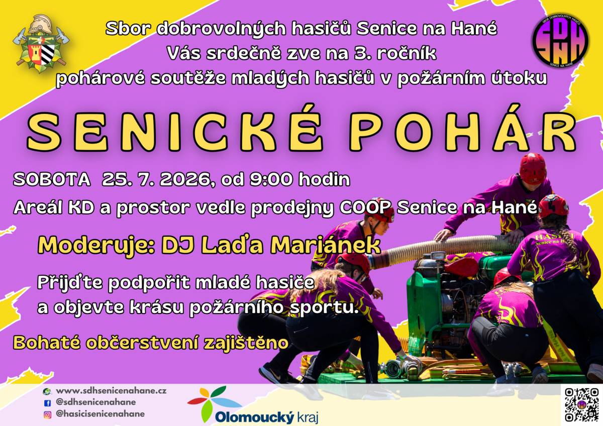 soutěž v požárním útoku SENICKÉ POHÁR