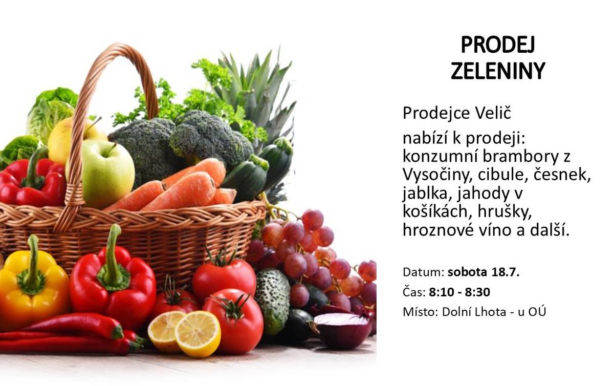 Prodej ovoce a zeleniny