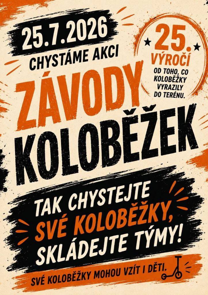 chystejte své koloběžky