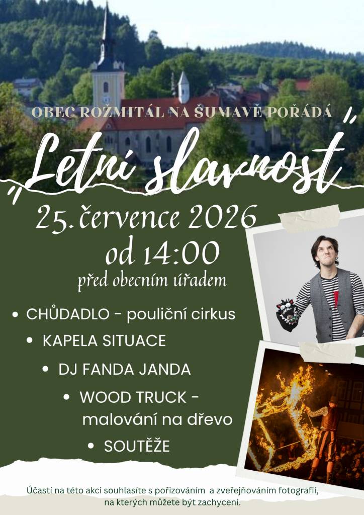 Sobota 25. července 2026 od 14:00