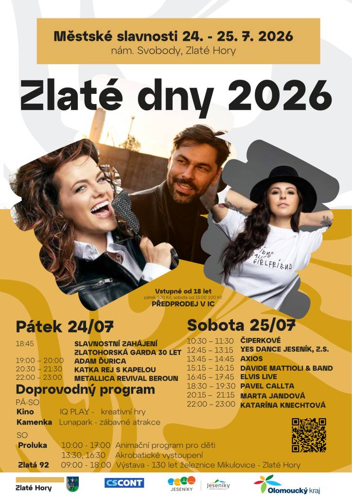 -  v pátek 24. července a v sobotu 25. července.