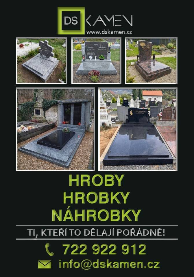 V úterý 21.7. v 15:30 navštíví hřbitov Předín kameníci z firmy DS kamen (tel. 722 922 912).  Budou poskytovat bezplatné konzultace a přijímat objednávky na stavby a opravy hrobů včetně zlacení a přípisů.