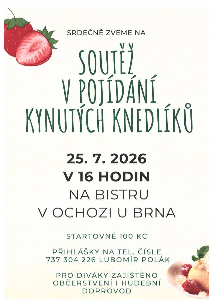 Pojídání kynutých knedlíků