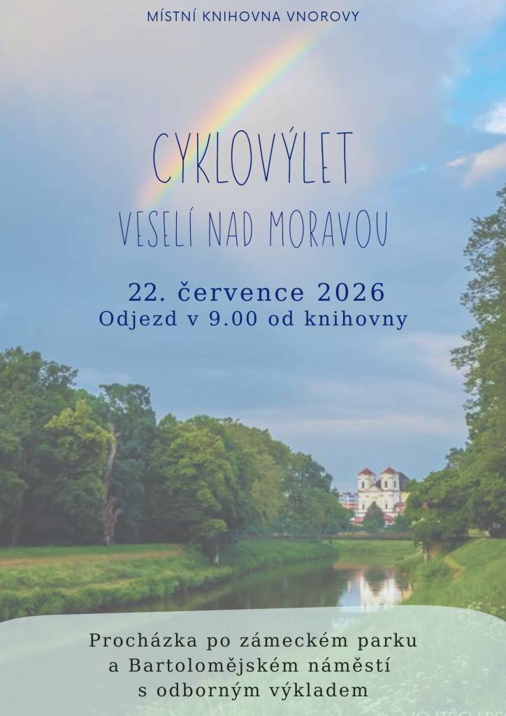Tentokrát za historií veselského zámku, zámeckého parku a Bartolomějského náměstí