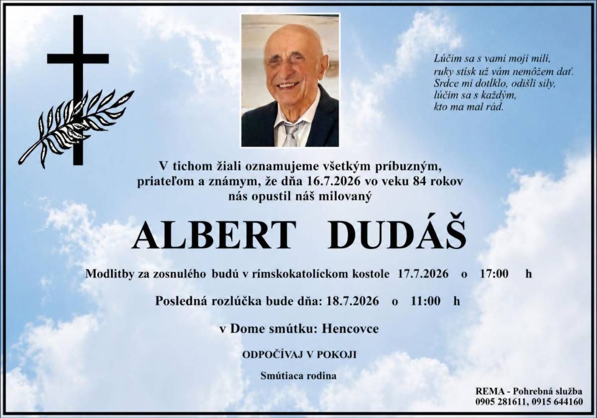 Smútočný oznam