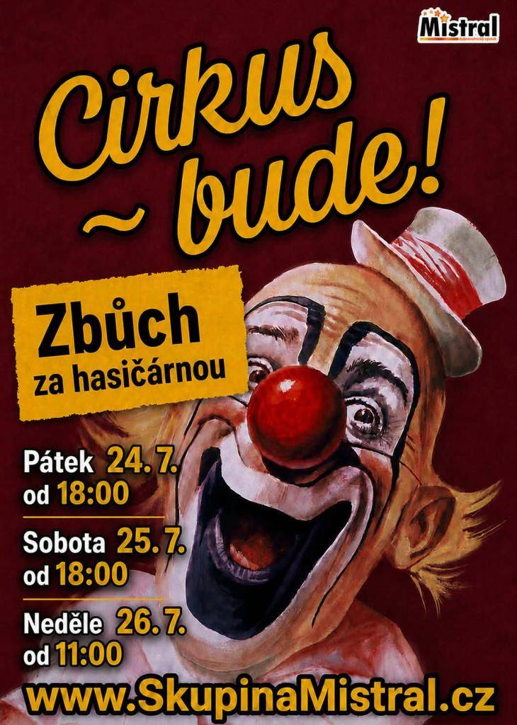 Klaun Charlie Rigetti a artisté z Německa, Itálie a samozřejmě České republiky.