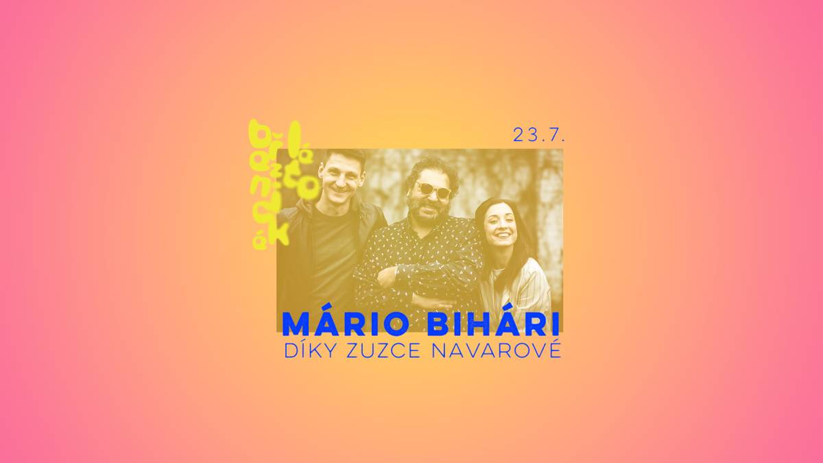 Zahrádka v Koleji – Mário Bihári: Díky Zuzce Navarové  Letní večer na zahrádce v Koleji nabídne jedinečný hudební projekt Mária Biháriho „Díky Zuzce Navarové“.
