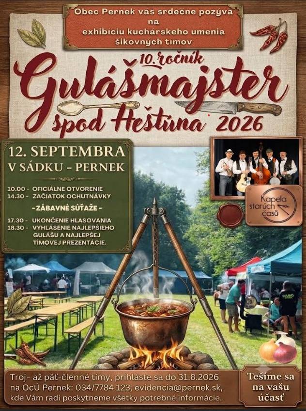 Gulášmajster spod Heštúna 2026