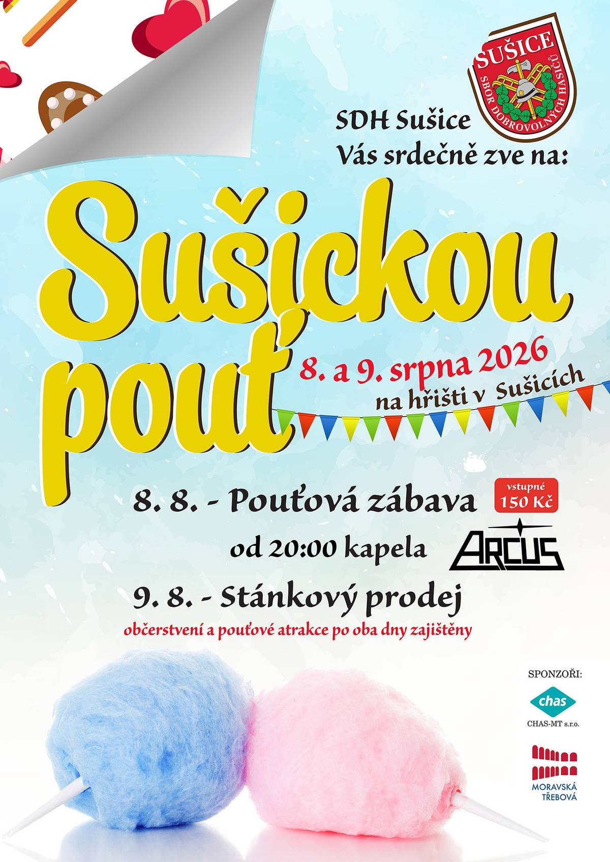 Těšíme se na vás 8 a 9. srpna na hřišti v Sušicích.