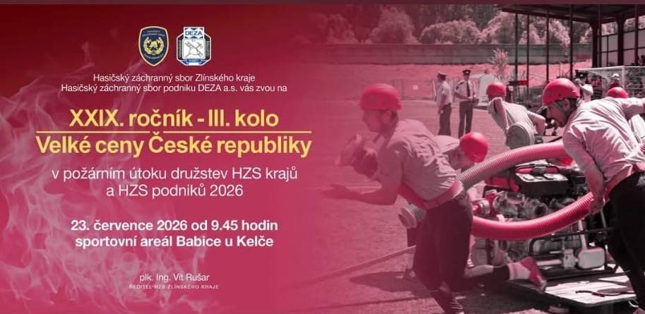 XXIX.ročník - 3. kolo  požární útok družstev HZS krajů a HZS podniků 2026
