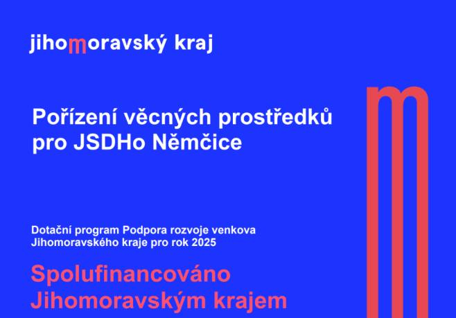 Spolufinancováno Jihomoravským krajem