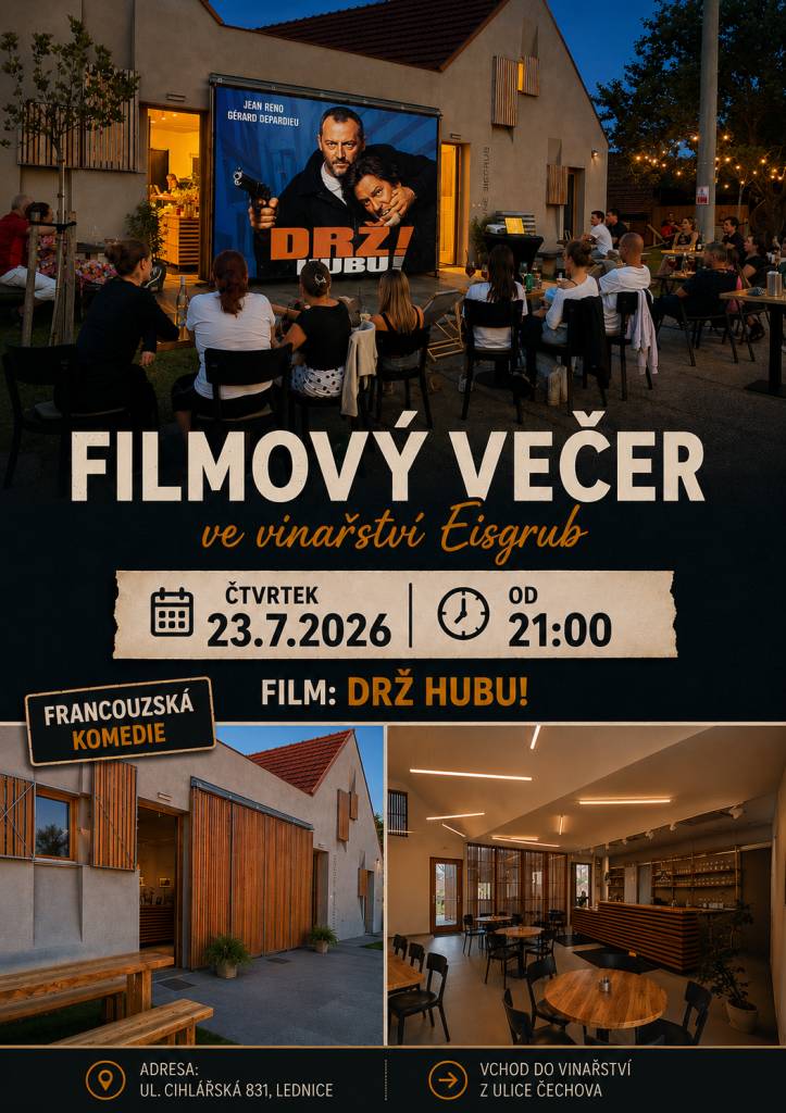 Promítaný film: Drž hubu!