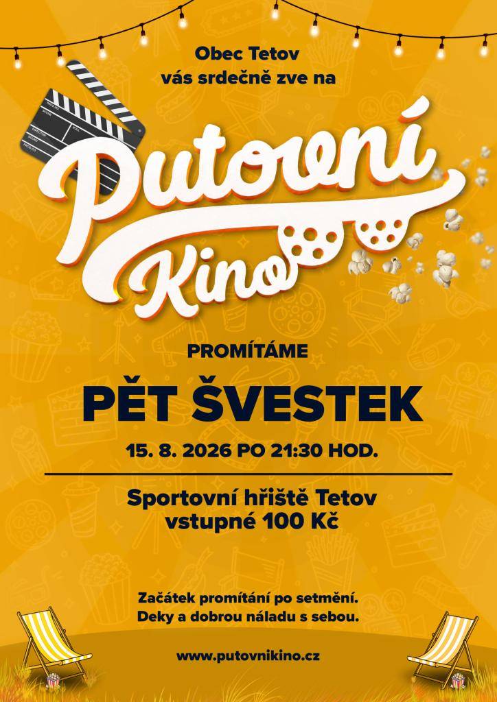 Pět švestek   15.8.2026  Sportovní hřiště Tetov
